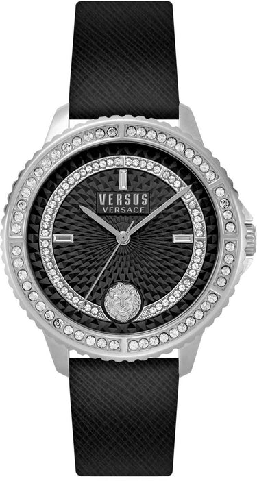 Versus by Versace Damen Armbanduhr Montorgueil 38 mm Armband Leder VSPLM3321